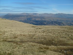 Between Maiden Moor and High Spy, where Marie loses her way.